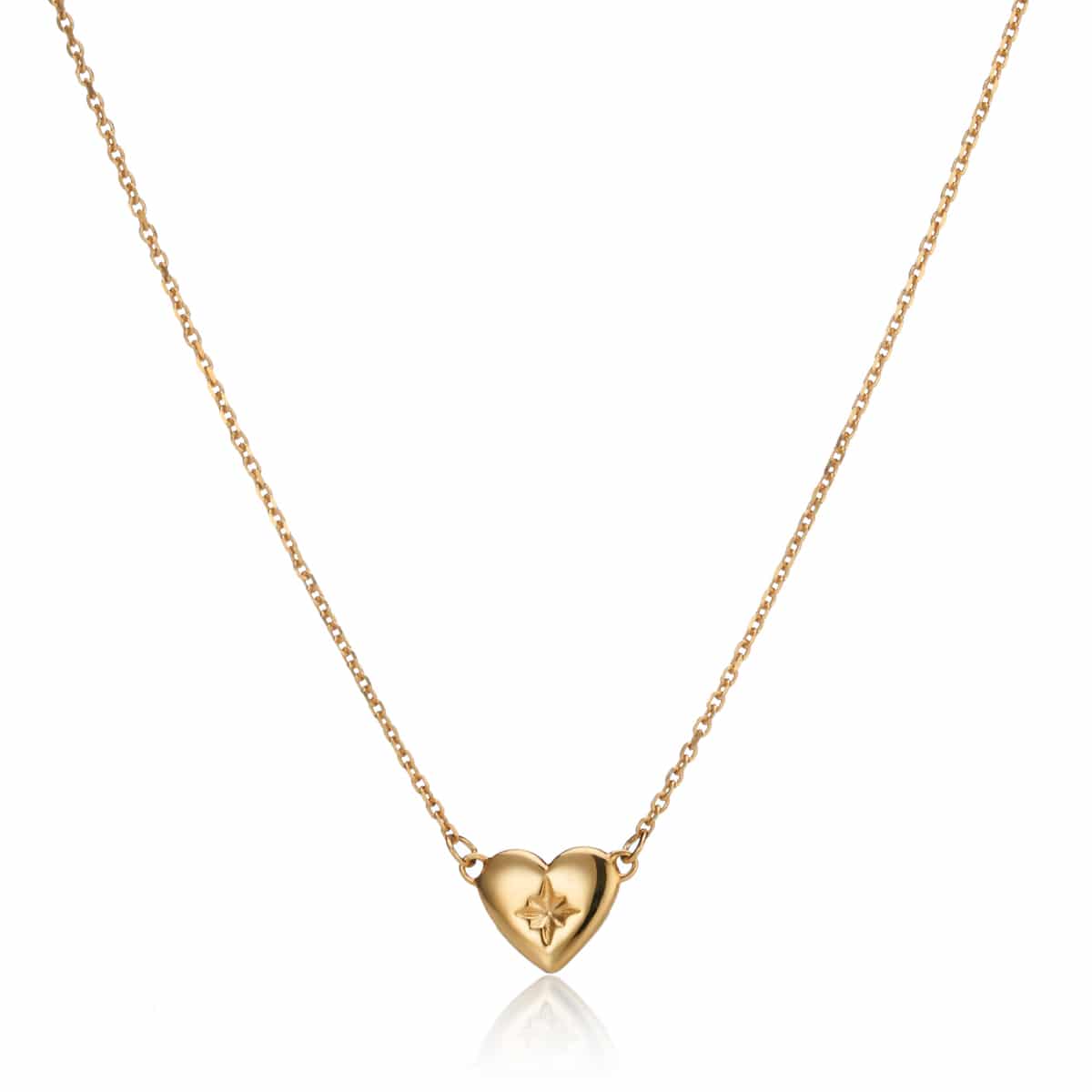 14K Gold Padlock Initial Necklace 14K Rose Gold / 19 Inches