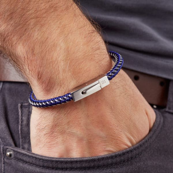 Men's Secret Message Leather Bracelet