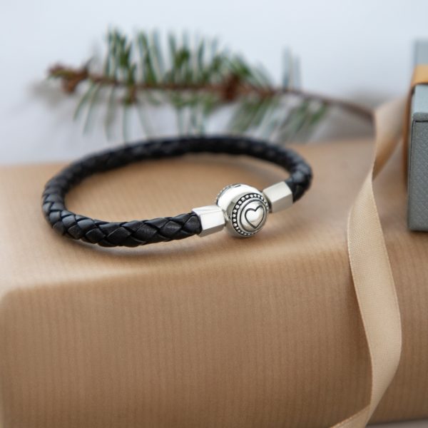 With Box Pandora Bracelet Pandora Single Circle Black Leather Bracelet DIY  Bracelet Exquisite Jewelry Gift Couple Bracelet Men Women Same Style |  Shopee Malaysia