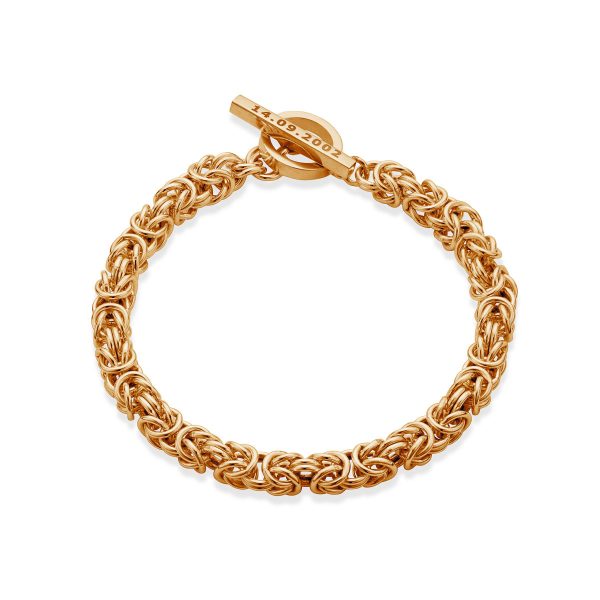 Personalised Gold Plated Little Letters Bracelet