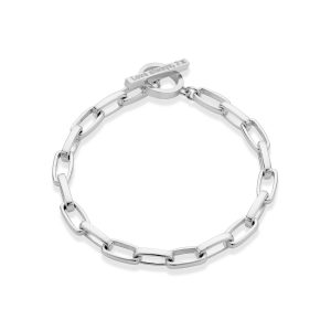 Mens t sales bar bracelet